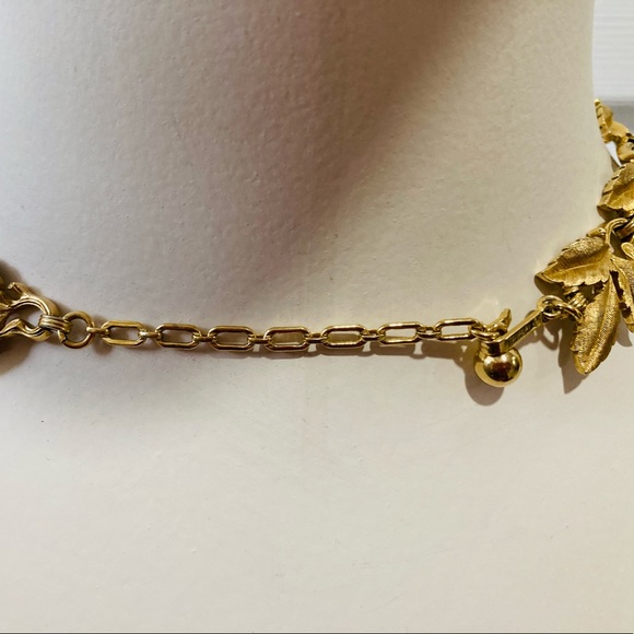 TRIFARI VINTAGE GOLD CHOKER - Picture 4 of 5